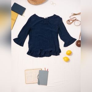 Gap Navy Blue Blouse